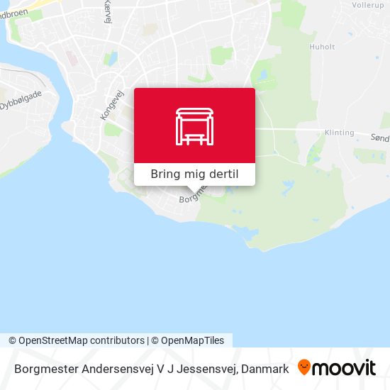 Borgmester Andersensvej V J Jessensvej kort
