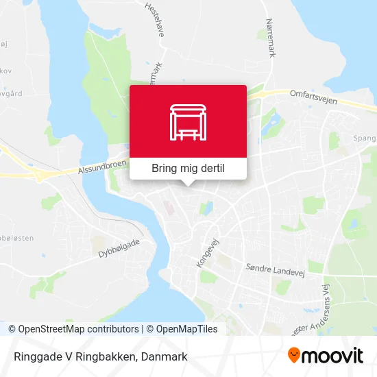 Ringgade V Ringbakken kort