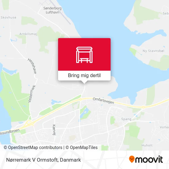 Nørremark V Ormstoft kort