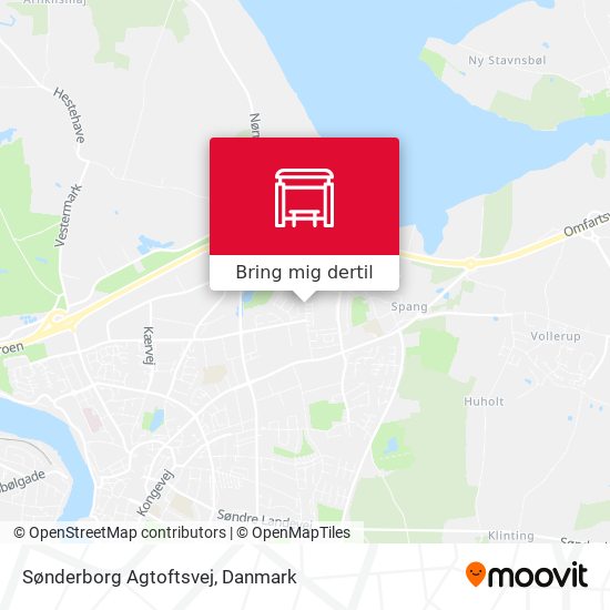 Sønderborg Agtoftsvej kort