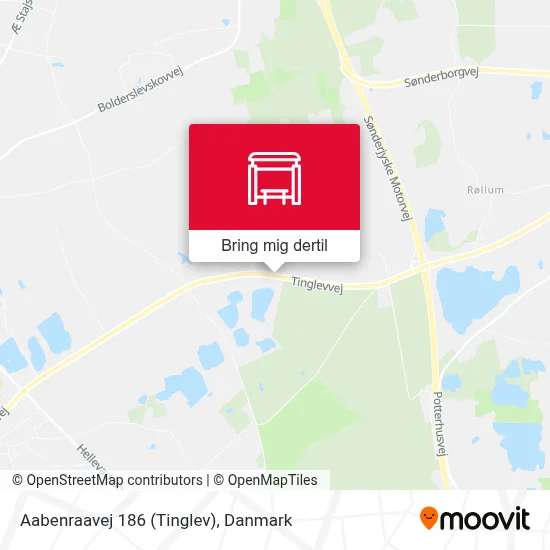 Aabenraavej 186 (Tinglev) kort
