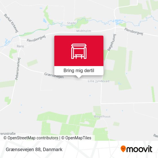 Grænsevejen 88 kort