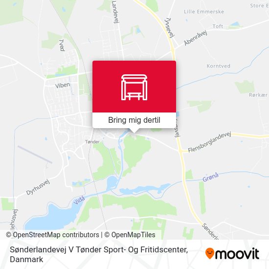 Sønderlandevej V Tønder Sport- Og Fritidscenter kort