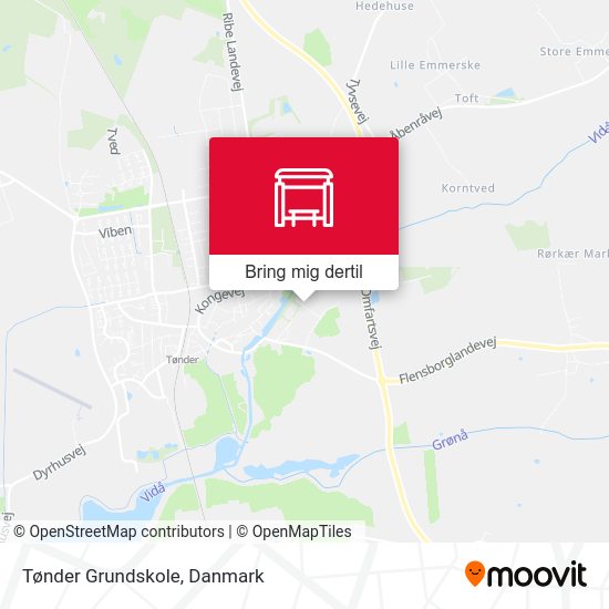 Tønder Grundskole kort