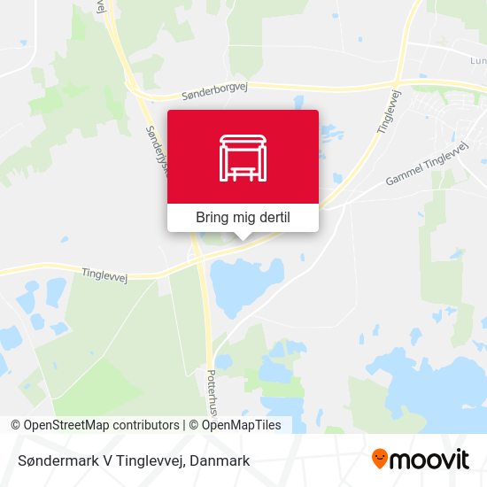 Søndermark V Tinglevvej kort