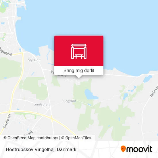 Hostrupskov Vingelhøj kort