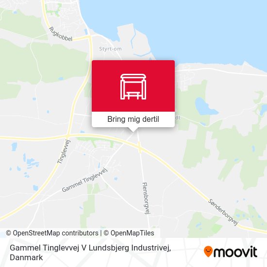 Gammel Tinglevvej V Lundsbjerg Industrivej kort