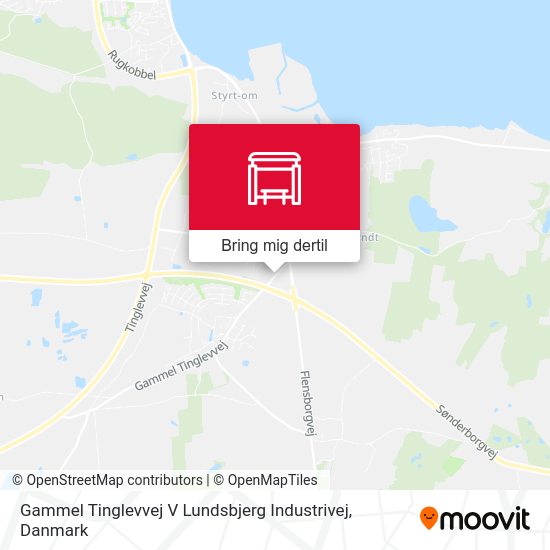 Gammel Tinglevvej V Lundsbjerg Industrivej kort