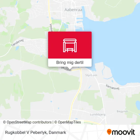 Rugkobbel V Peberlyk kort