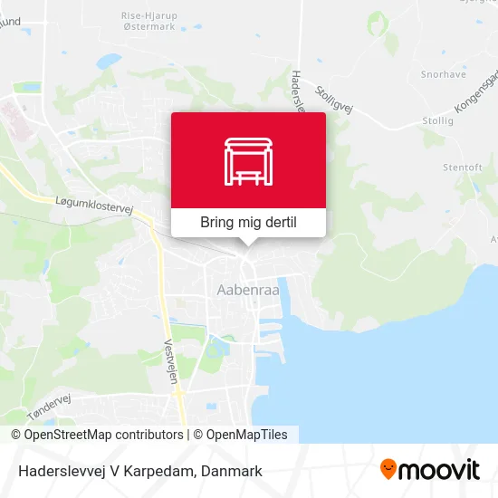 Haderslevvej V Karpedam kort