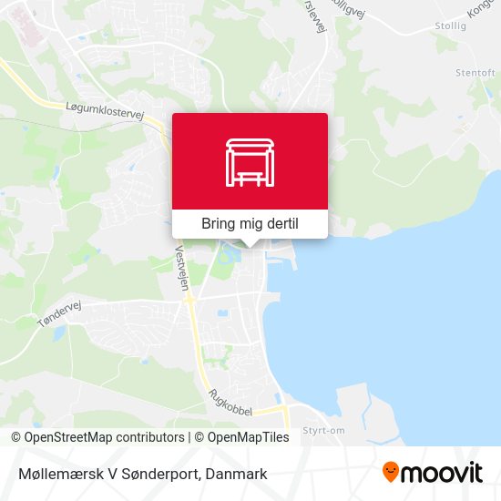 Møllemærsk V Sønderport kort