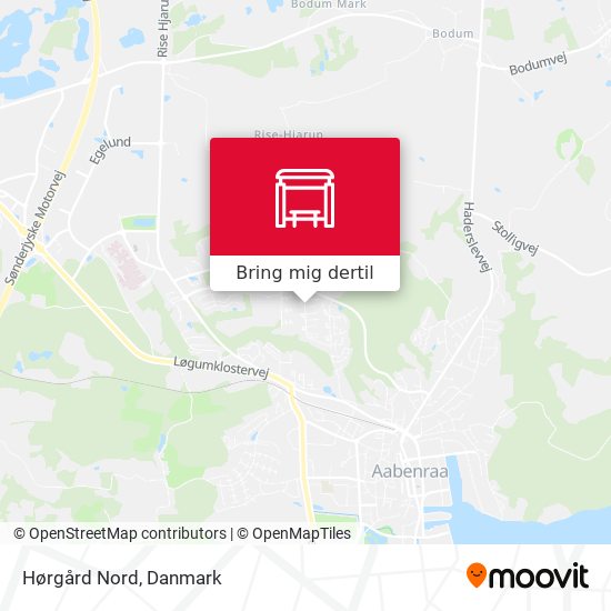 Hørgård Nord kort