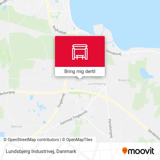 Lundsbjerg Industrivej kort