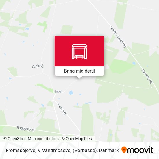 Fromssejervej V Vandmosevej (Vorbasse) kort