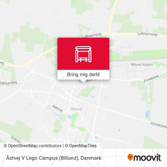 Åstvej V Lego Campus (Billund) kort