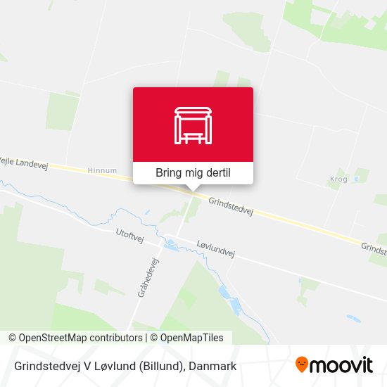 Grindstedvej V Løvlund (Billund) kort