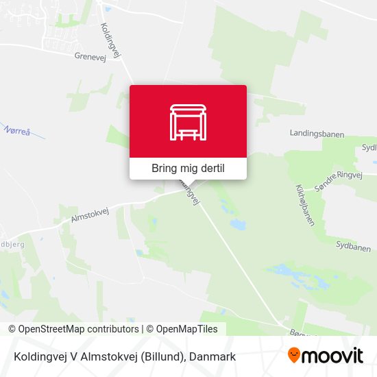 Koldingvej V Almstokvej (Billund) kort