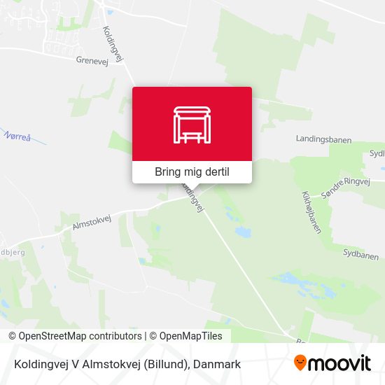 Koldingvej V Almstokvej (Billund) kort