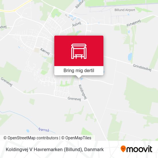 Koldingvej V Havremarken (Billund) kort