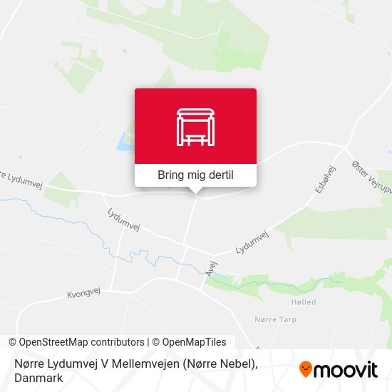 Nørre Lydumvej V Mellemvejen (Nørre Nebel) kort