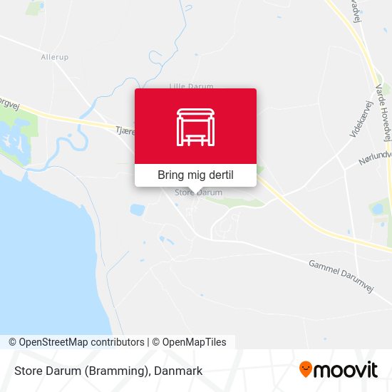Store Darum (Bramming) kort