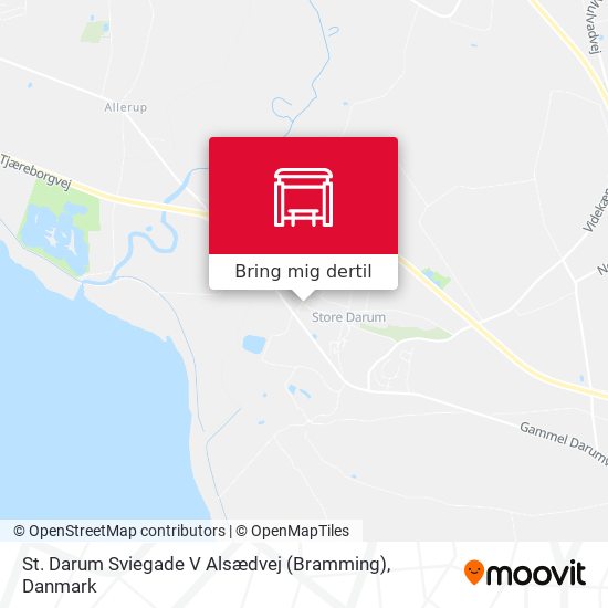 St. Darum Sviegade V Alsædvej (Bramming) kort