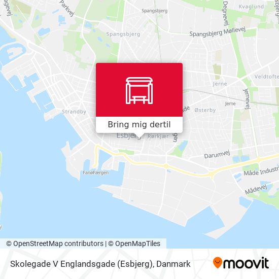 Skolegade V Englandsgade (Esbjerg) kort