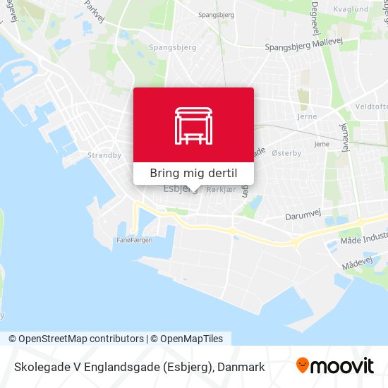 Skolegade V Englandsgade (Esbjerg) kort