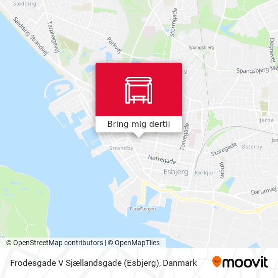 Frodesgade V Sjællandsgade (Esbjerg) kort