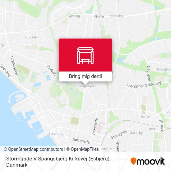Stormgade V Spangsbjerg Kirkevej (Esbjerg) kort