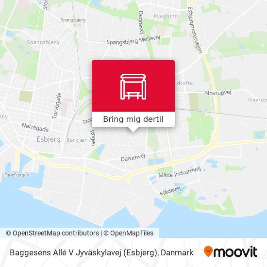 Baggesens Allé V Jyväskylavej (Esbjerg) kort