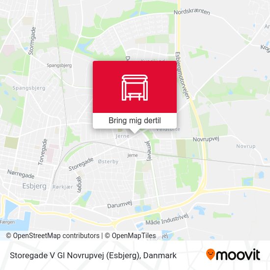 Storegade V Gl Novrupvej (Esbjerg) kort