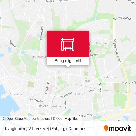 Kvaglundvej V Lærkevej (Esbjerg) kort