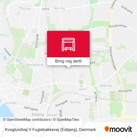 Kvaglundvej V Fuglebakkevej (Esbjerg) kort