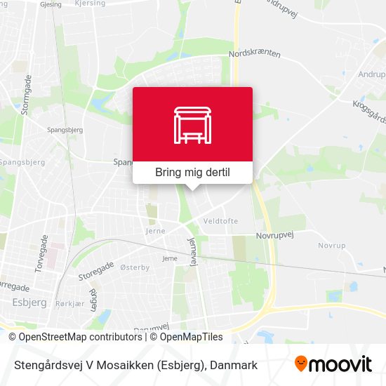 Stengårdsvej V Mosaikken (Esbjerg) kort