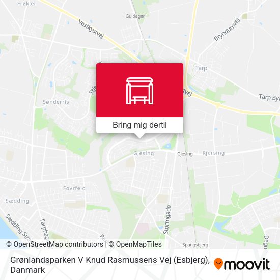 Grønlandsparken V Knud Rasmussens Vej (Esbjerg) kort