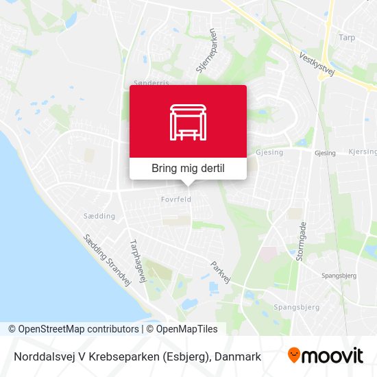 Norddalsvej V Krebseparken (Esbjerg) kort