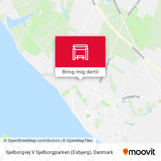Sjelborgvej V Sjelborgparken (Esbjerg) kort
