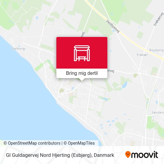 Gl Guldagervej Nord Hjerting (Esbjerg) kort