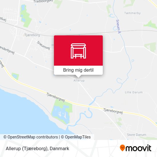 Allerup (Tjæreborg) kort