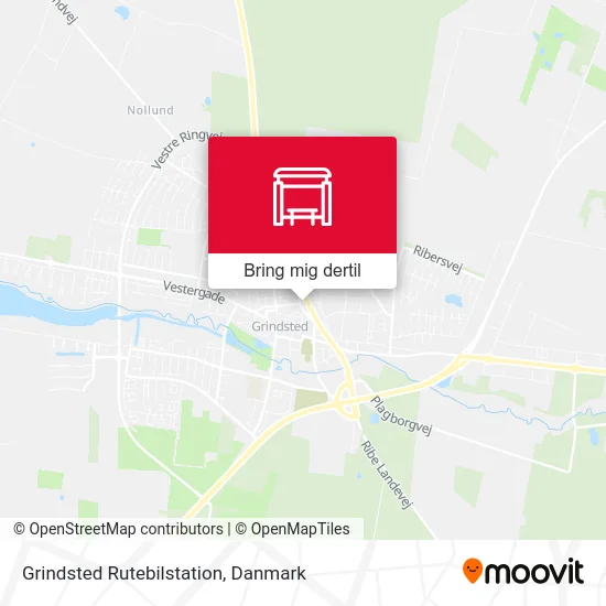 Grindsted Rutebilstation kort
