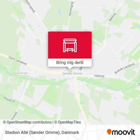 Stadion Allé (Sønder Omme) kort