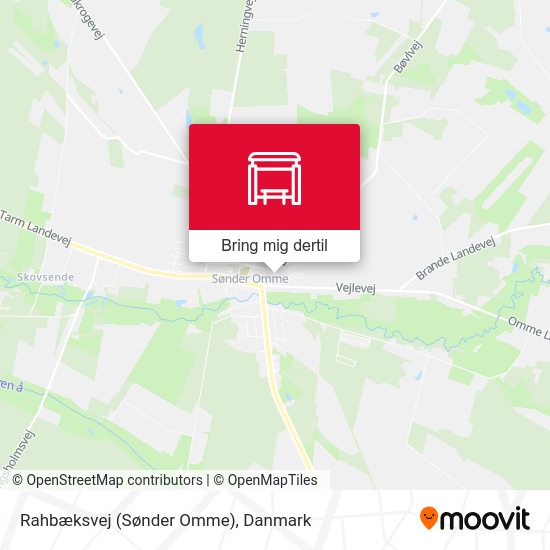 Rahbæksvej (Sønder Omme) kort