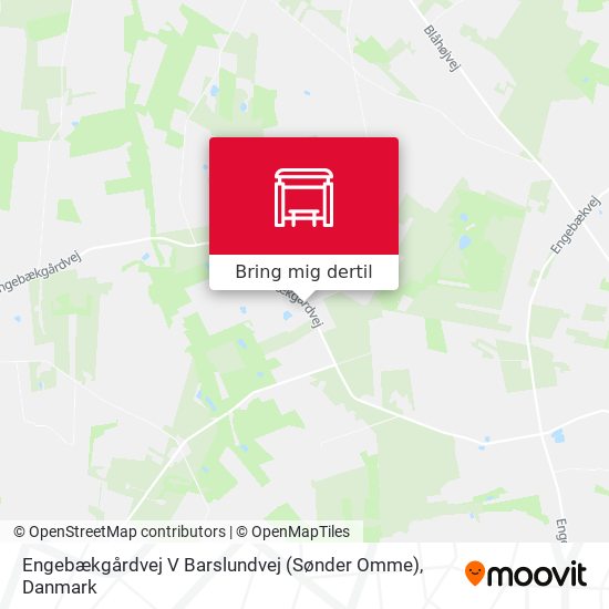 Engebækgårdvej V Barslundvej (Sønder Omme) kort