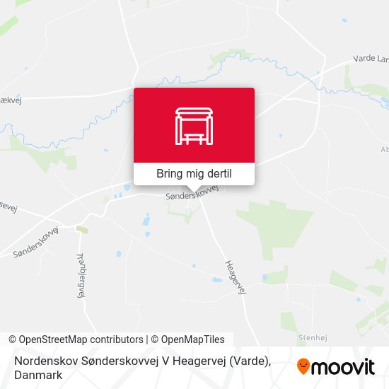 Nordenskov Sønderskovvej V Heagervej (Varde) kort