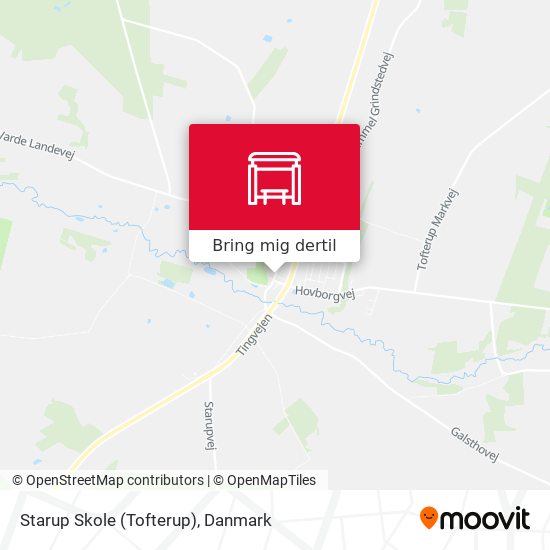 Starup Skole (Tofterup) kort