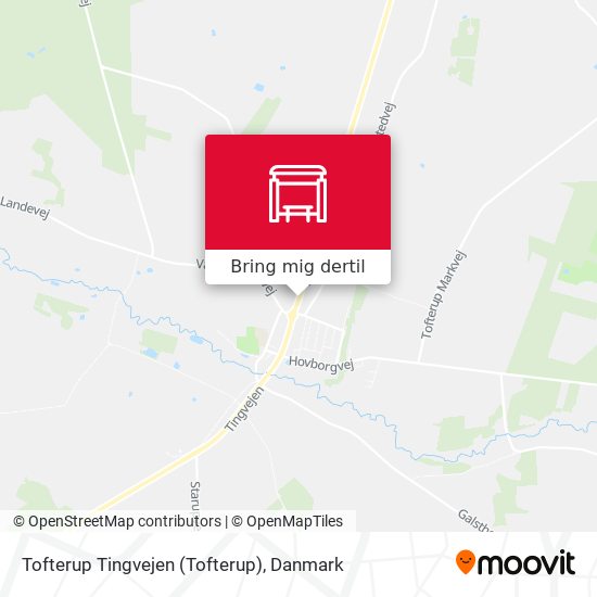 Tofterup Tingvejen kort