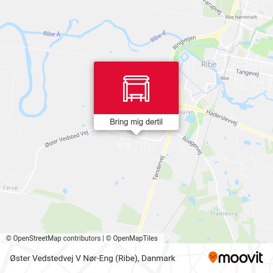 Øster Vedstedvej V Nør-Eng (Ribe) kort