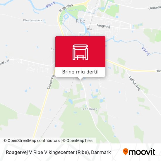 Roagervej V Ribe Vikingecenter kort
