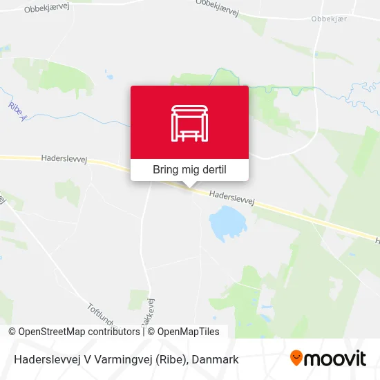 Haderslevvej V Varmingvej (Ribe) kort